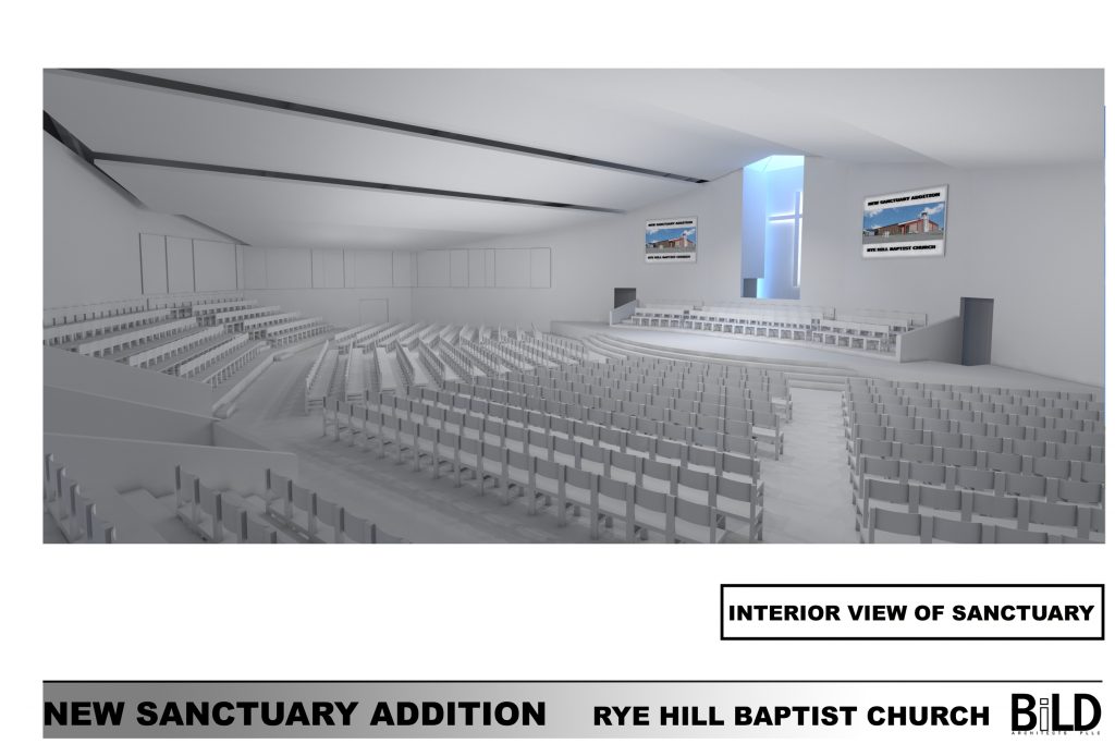 1 - Rye Hill Baptist Master Plan - Interior Rendering Board